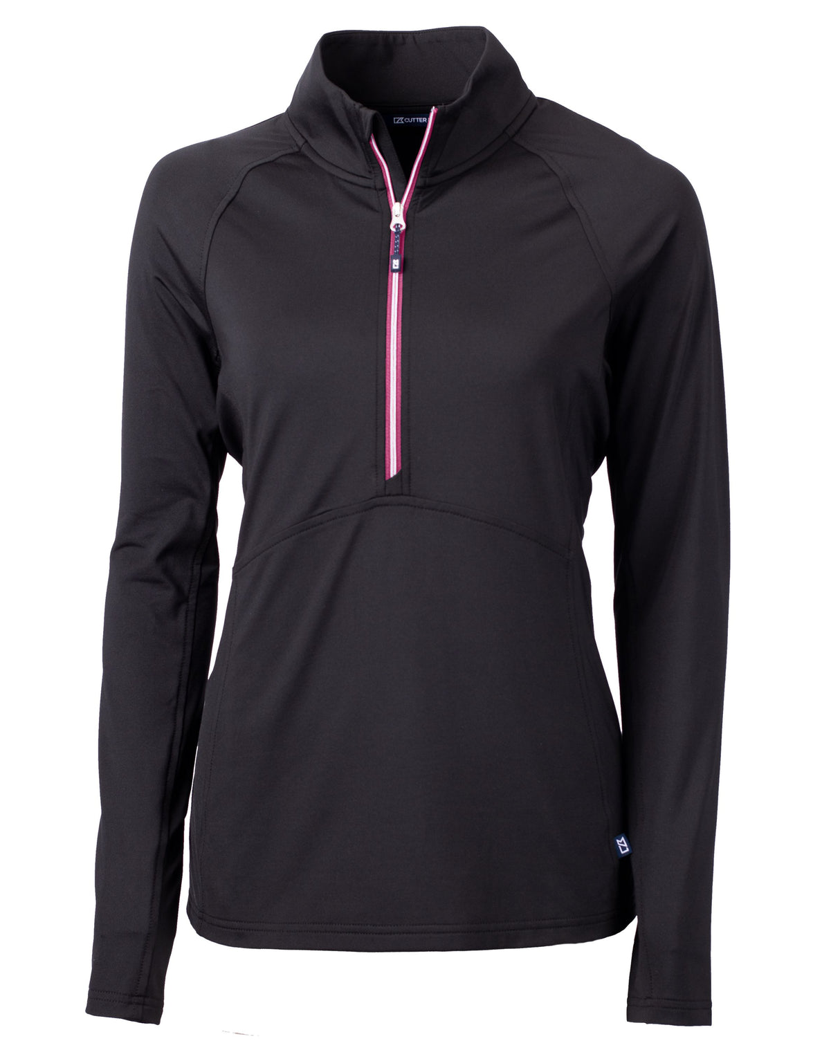 Cutter & Buck Women's Adapt Recycled Soft Knit Stretch Half Zip Pullover-1