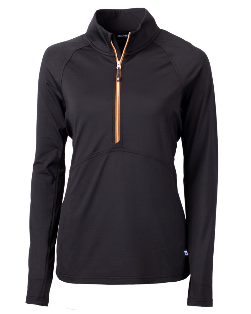 Cutter & Buck Women's Adapt Recycled Soft Knit Stretch Half Zip Pullover-2