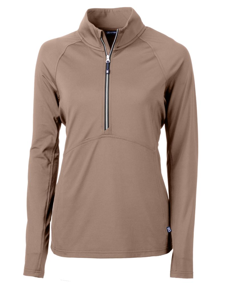 Cutter & Buck Women's Adapt Recycled Soft Knit Stretch Half Zip Pullover-2