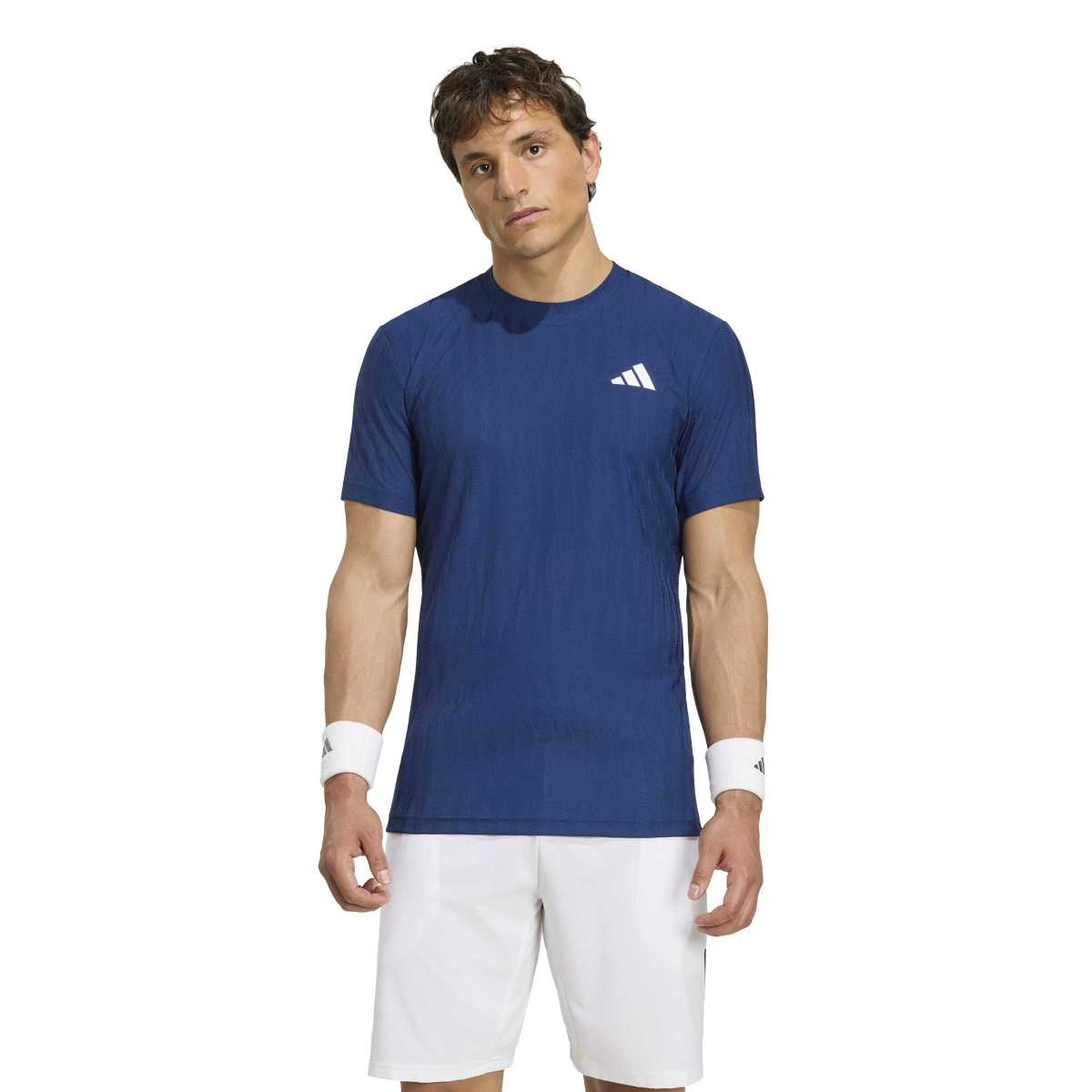 adidas Men's Tennis Climacool+ Airchill Freelift T-Shirt-3