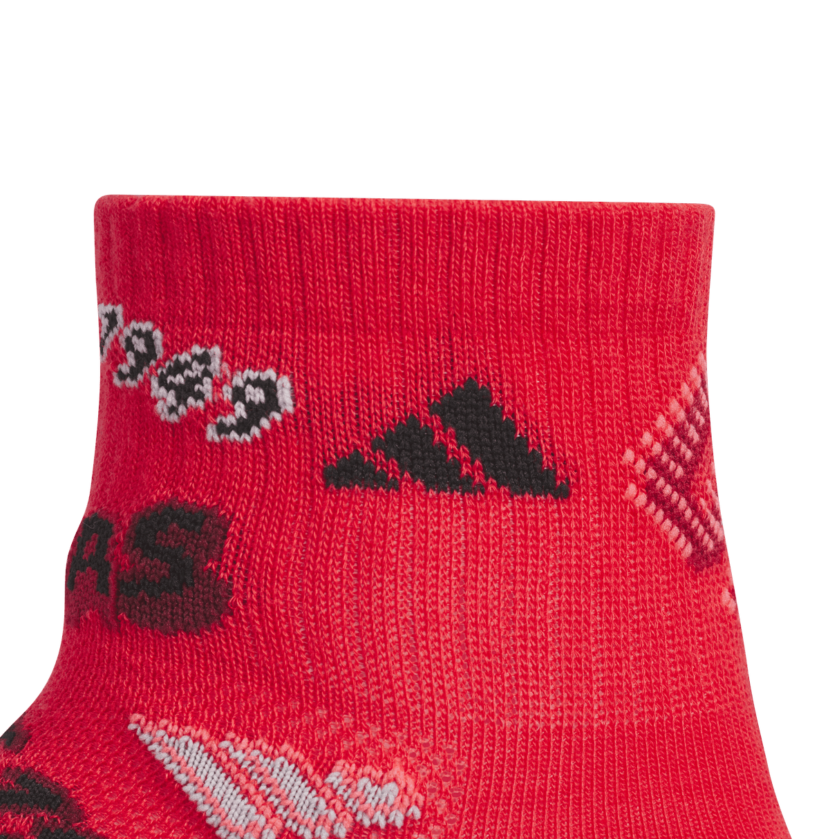adidas Youth Cushioned Graphic 2.0 6-Pack Quarter Sock-2