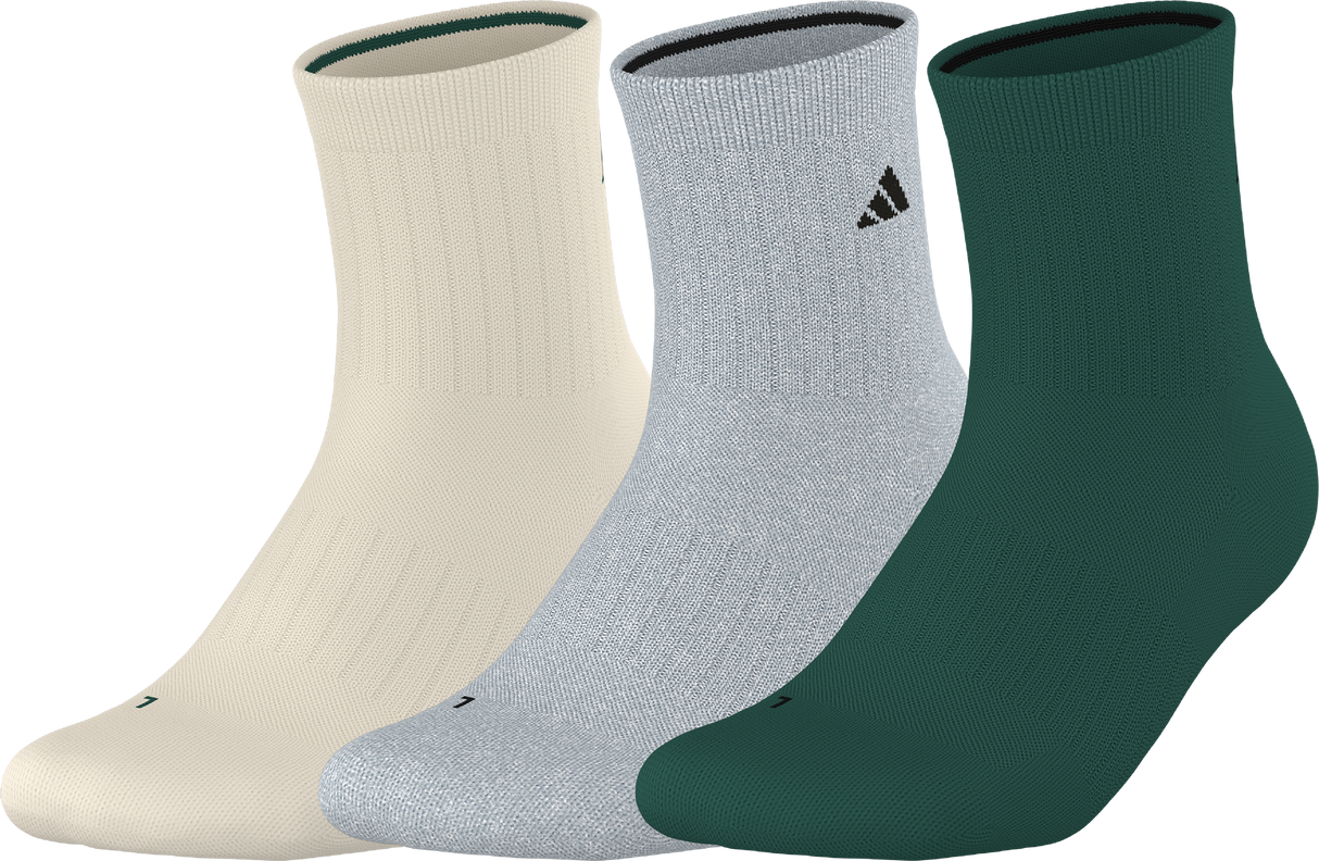 adidas Men's Cushioned Sport 5.0 3-Pack High Quarter Sock-1
