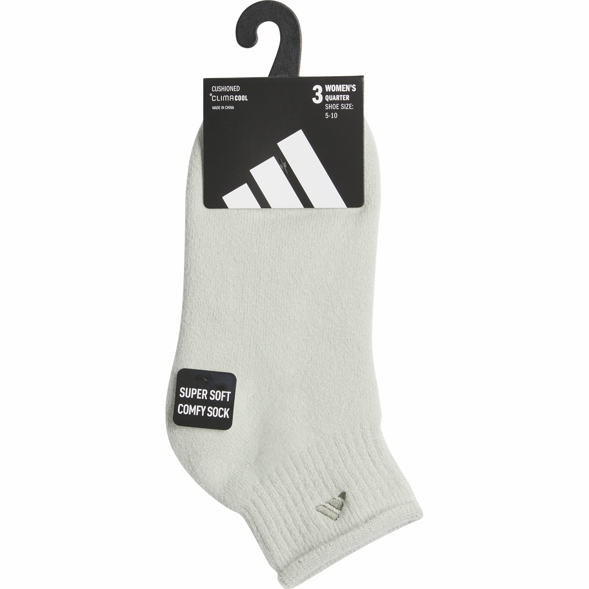 adidas Women's Cushioned Comfort 3.0 3-Pack Quarter Sock-5