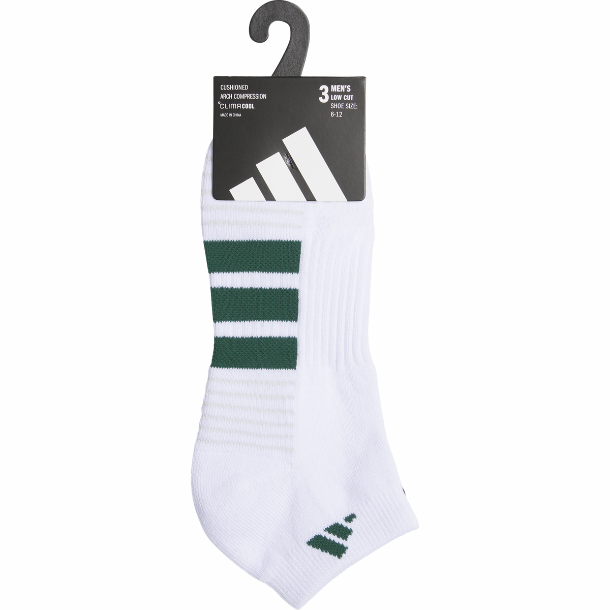 adidas Men's Cushioned 4.0 3-Pack Low Cut Sock-6