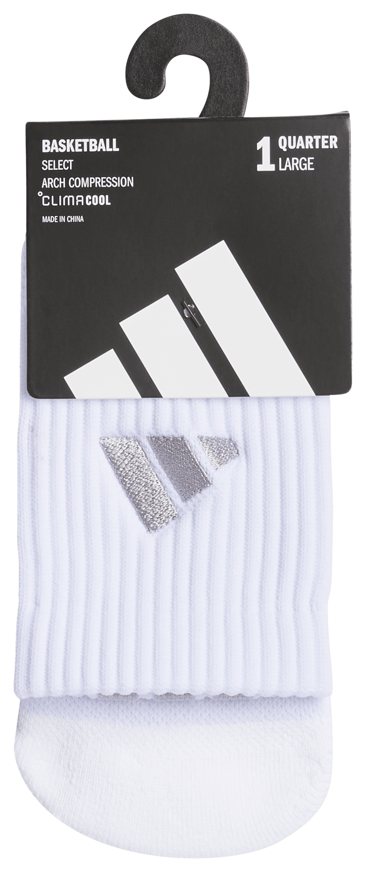 adidas Select Basketball 2 Quarter Sock-5