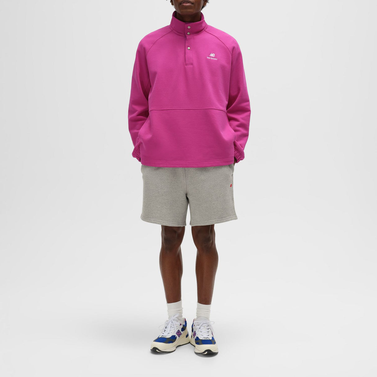 New Balance Men's Made in USA Quarter Zip Sweatshirt-1
