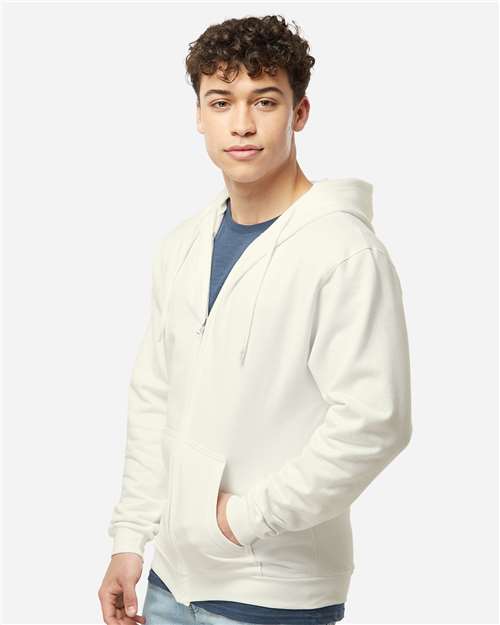 Tultex Men's Full-Zip Hooded Sweatshirt-4