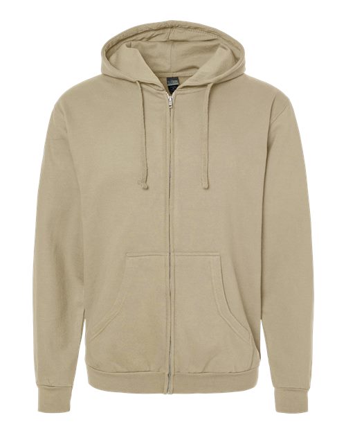 Tultex Men's Full-Zip Hooded Sweatshirt-1