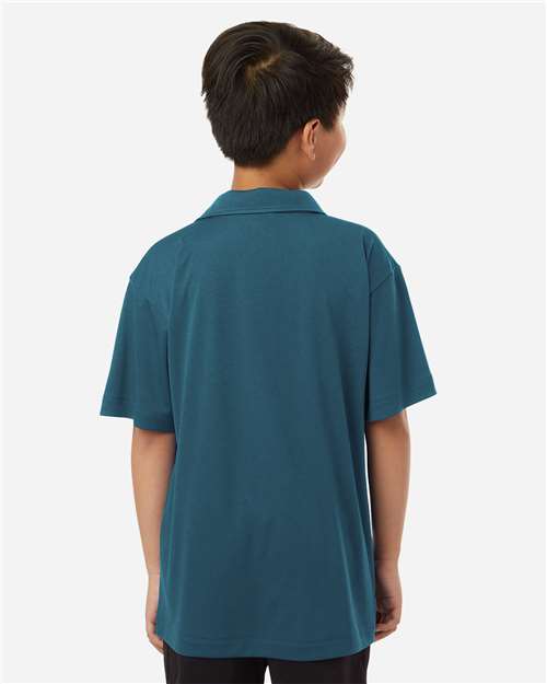 AllPro Youth Pro-Lock Performance Polo-5