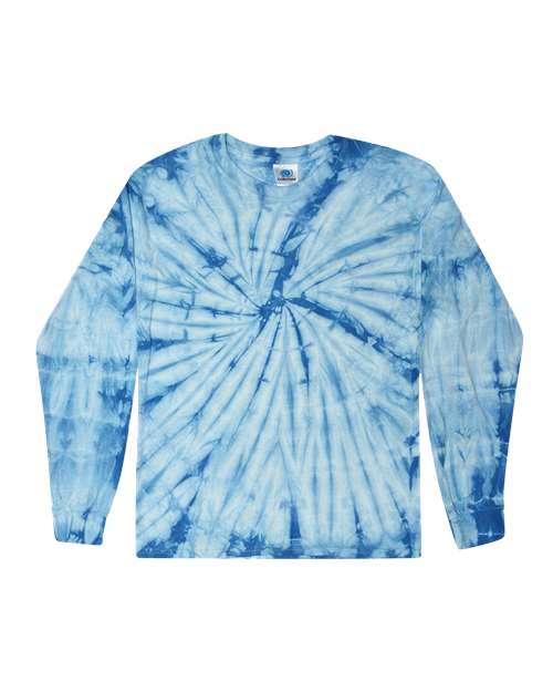 Colortone Men's Tie-Dyed Long Sleeve T-Shirt