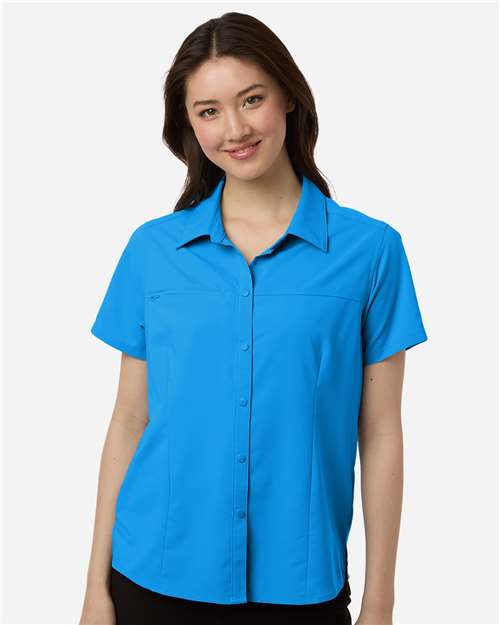 CORE365 Women's UltraUVP Shoreline Short Sleeve Staff Shirt-3