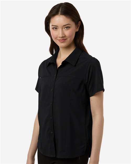 CORE365 Women's UltraUVP Shoreline Short Sleeve Staff Shirt-4