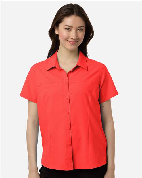 CORE365 Women's UltraUVP Shoreline Short Sleeve Staff Shirt-3