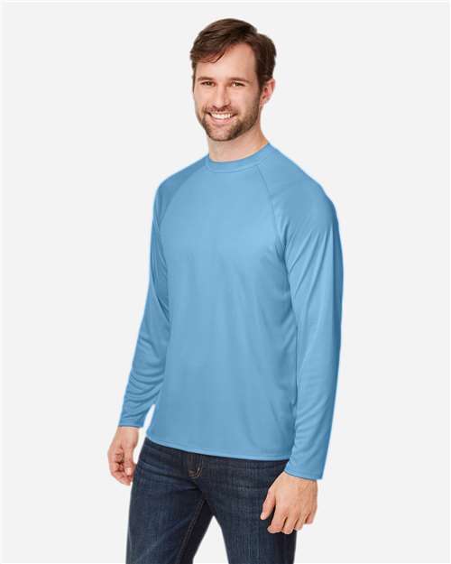 CORE365 Men's Ultra UVP Marina Raglan Long Sleeve T-Shirt-4