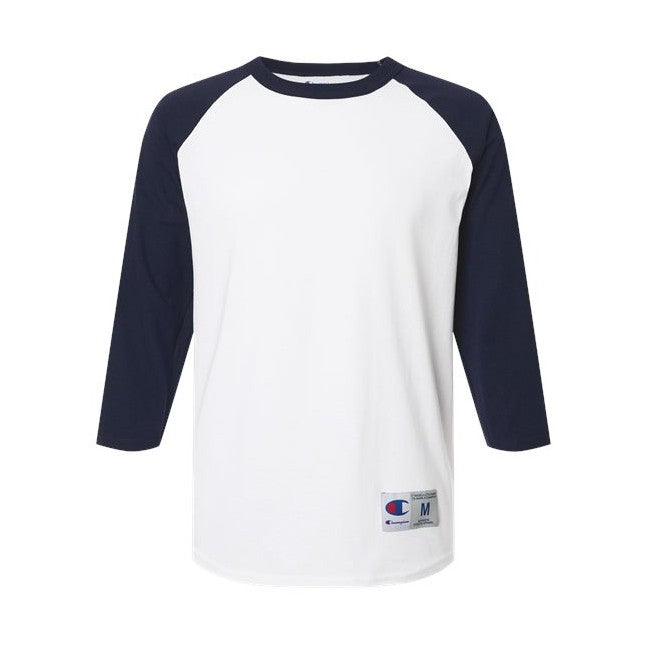 Champion Men's Raglan Sleeve Baseball T-Shirt-1