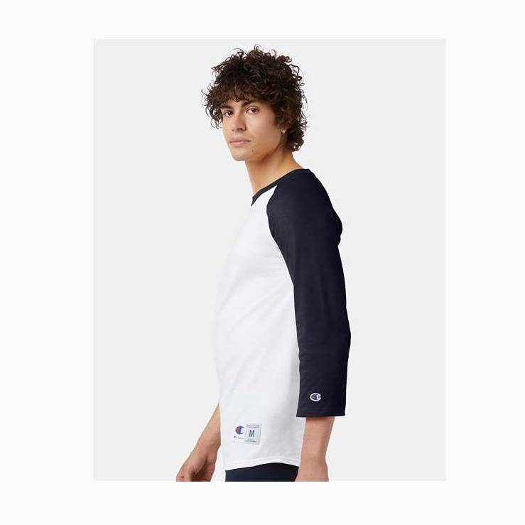 Champion Men's Raglan Sleeve Baseball T-Shirt-4