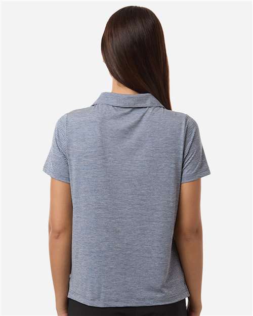 Team 365 Women's Relay Heathered Stripe Polo-5