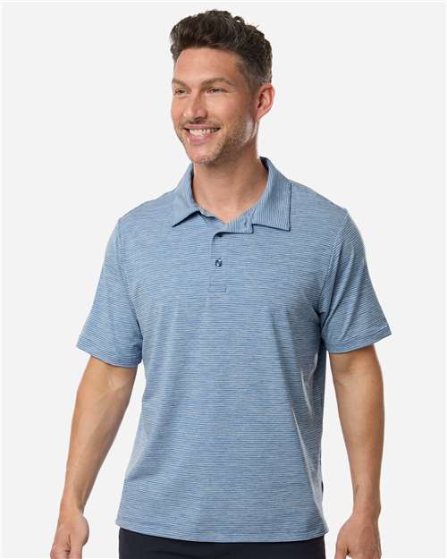 Team 365 Men's Relay Heathered Stripe Polo-3