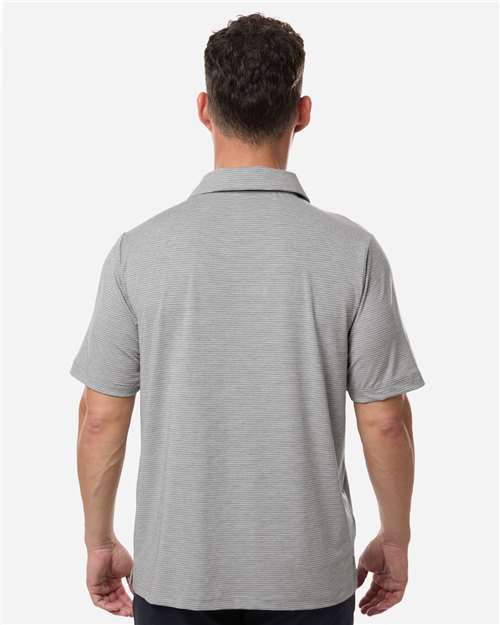 Team 365 Men's Relay Heathered Stripe Polo-5
