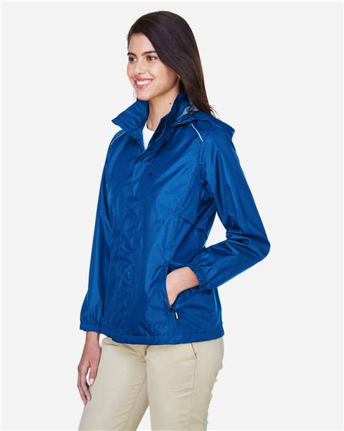CORE365 Women's Climate Seam-Sealed Lightweight Variegated Ripstop Jacket-4