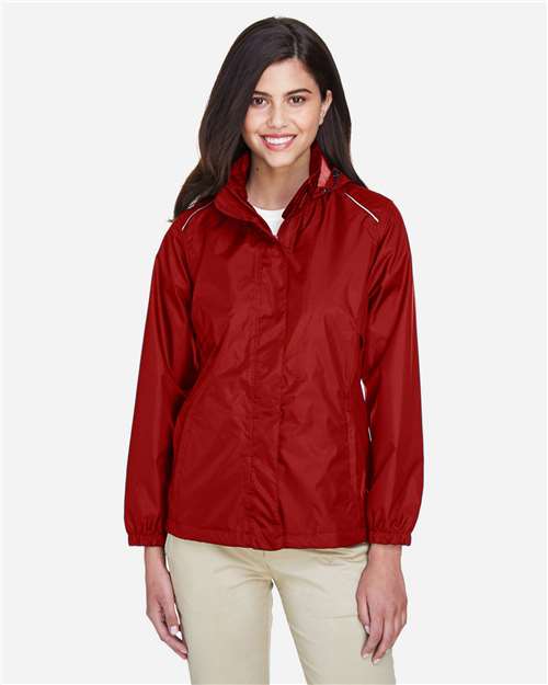 CORE365 Women's Climate Seam-Sealed Lightweight Variegated Ripstop Jacket-3