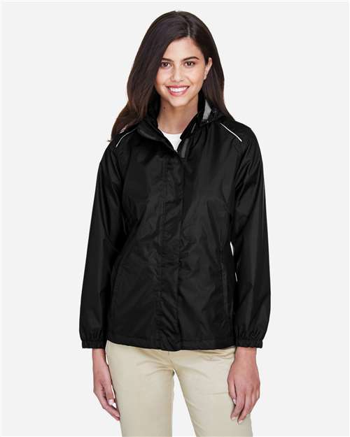 CORE365 Women's Climate Seam-Sealed Lightweight Variegated Ripstop Jacket-3