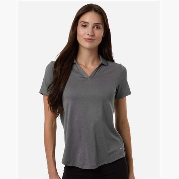 Puma Golf Womens Icon Heather Polo-3