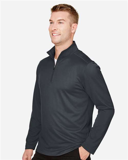 Harriton Men's Advantage Snag Protection Plus Quarter-Zip Pullover-4