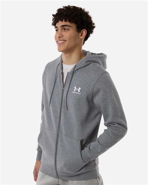 Under Armour Men's Icon Fleece Hooded Full-Zip-4