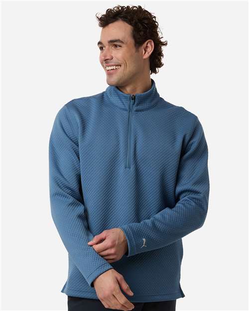 Puma Golf Men's Pebble Quarter-Zip Pullover-3