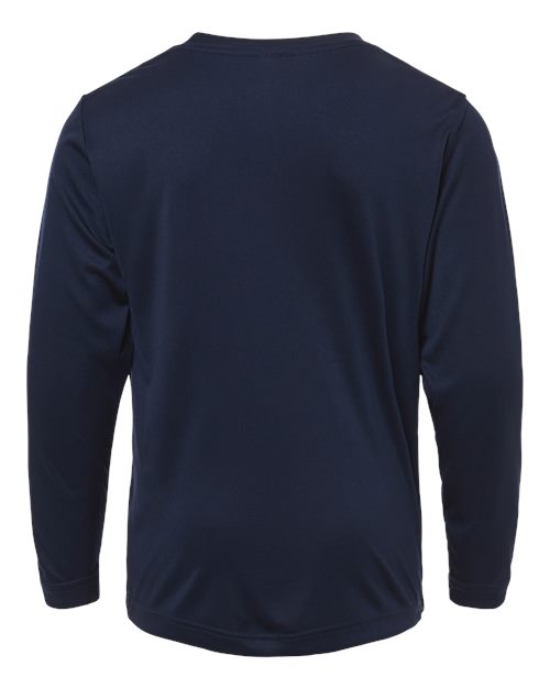 CORE365 Youth Capital Performance Long Sleeve T-Shirt-2