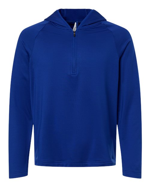 Team 365 Men's Qualify Quarter-Zip Hooded Pullover-1