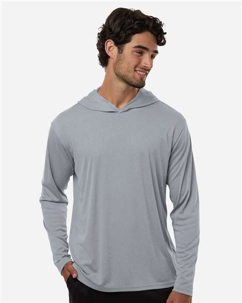 AllPro Men's Pro-Lock Performance Hooded Long Sleeve T-Shirt-3