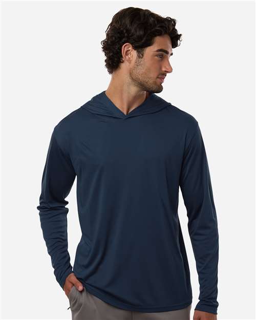 AllPro Men's Pro-Lock Performance Hooded Long Sleeve T-Shirt-3