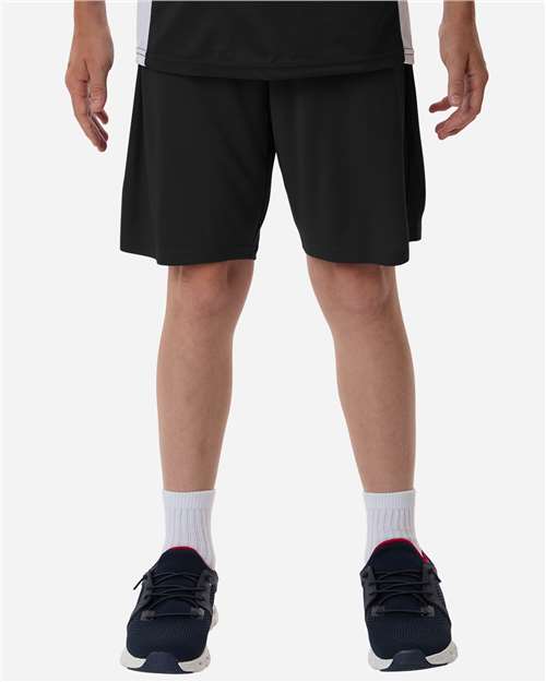 AllPro Youth Pro-Lock Performance 7" Shorts with Pockets-3