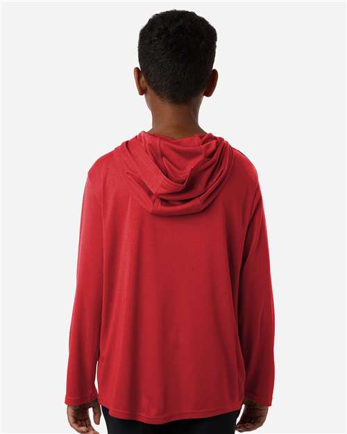 AllPro Youth Pro-Lock Performance Hooded Long Sleeve T-Shirt-5