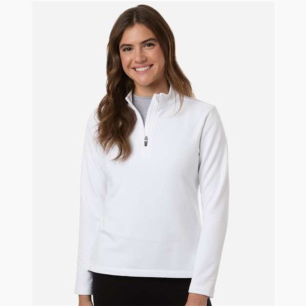 AllPro Women's Stretch Quarter-Zip Fleece Pullover-3