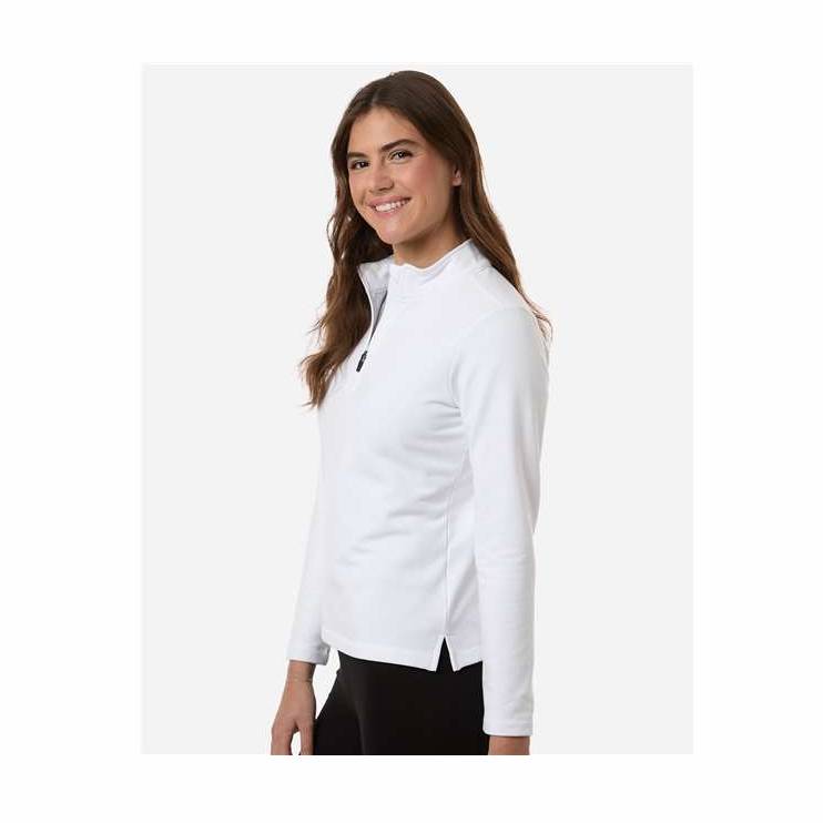 AllPro Women's Stretch Quarter-Zip Fleece Pullover-4