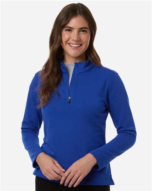 AllPro Women's Stretch Quarter-Zip Fleece Pullover-3