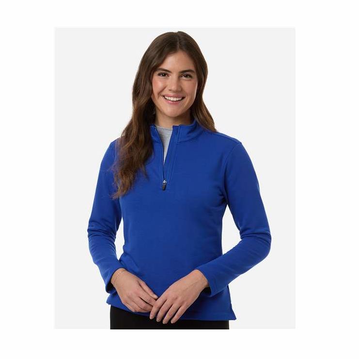 AllPro Women's Stretch Quarter-Zip Fleece Pullover-3