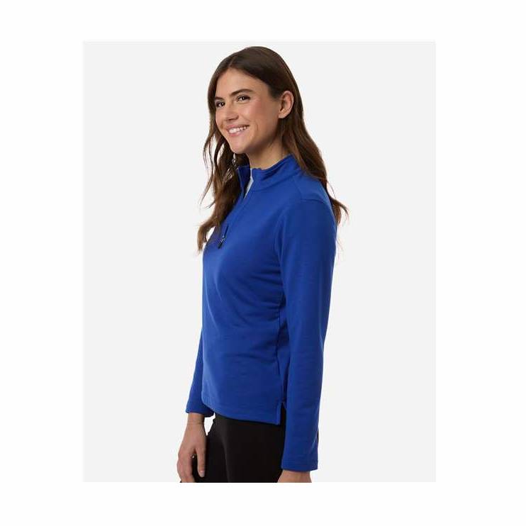 AllPro Women's Stretch Quarter-Zip Fleece Pullover-4