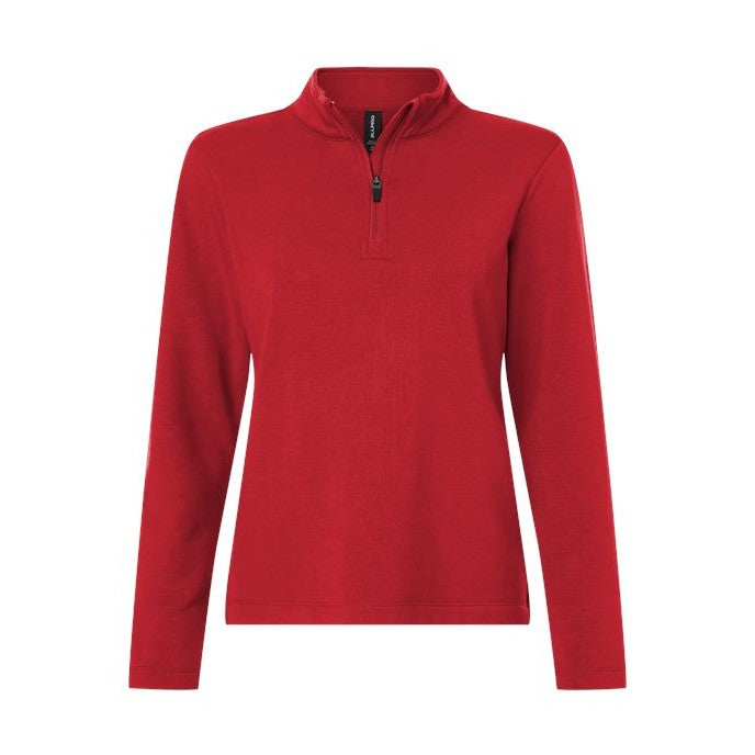 AllPro Women's Stretch Quarter-Zip Fleece Pullover-1