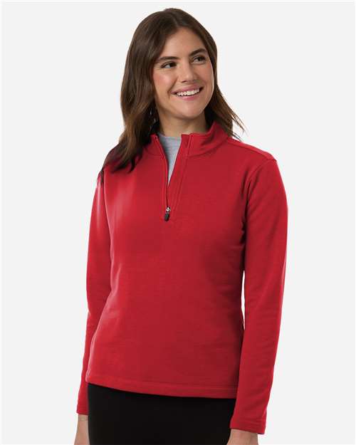 AllPro Women's Stretch Quarter-Zip Fleece Pullover-3