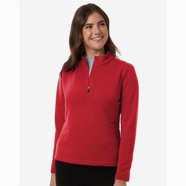 AllPro Women's Stretch Quarter-Zip Fleece Pullover-3