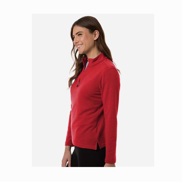 AllPro Women's Stretch Quarter-Zip Fleece Pullover-4