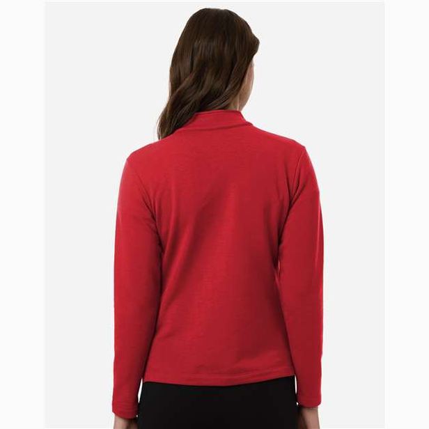 AllPro Women's Stretch Quarter-Zip Fleece Pullover-5