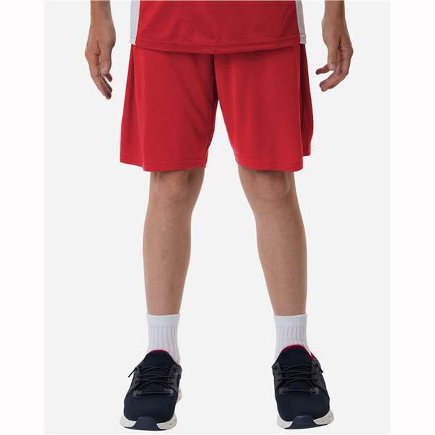 AllPro Youth Pro-Lock Performance 7" Shorts with Pockets-3