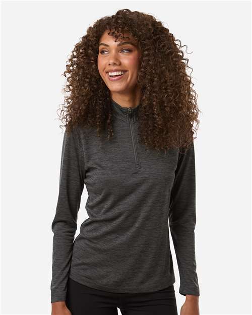 AllPro Women's Pro-Lock Performance Mélange Quarter-Zip Pullover-3