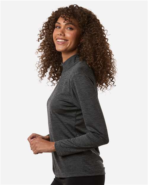 AllPro Women's Pro-Lock Performance Mélange Quarter-Zip Pullover-4