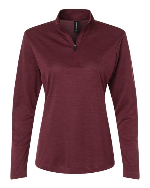 AllPro Women's Pro-Lock Performance Mélange Quarter-Zip Pullover-1